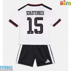 Billiga Tyskland Nico Schlotterbeck #15 Hemmatröja Barn VM 2026 Kortärmad (+ Korta byxor)